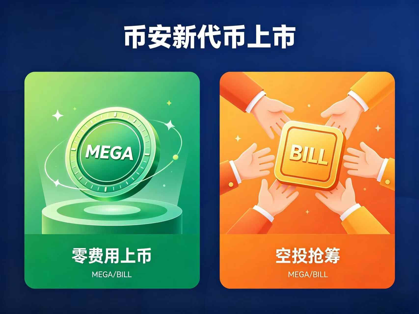 币安新代币上市插画